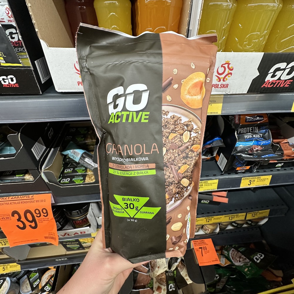 granola go active biedronka